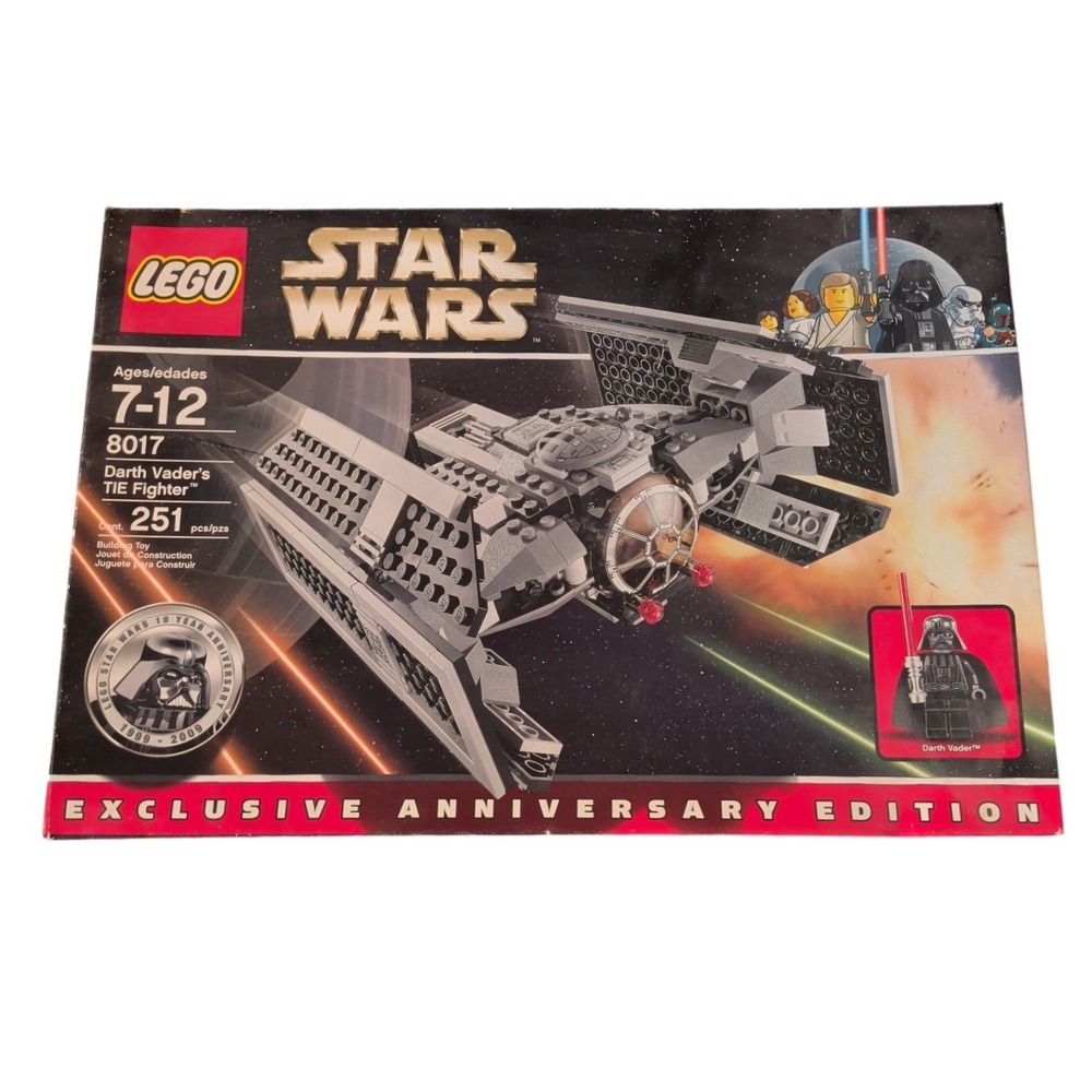 LEGO Star Wars 8017 Darth Vader's TIE Fighter 10th Anniversary Edition 2009
